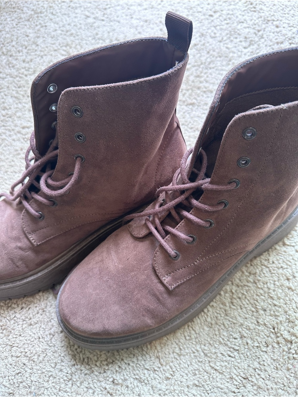 ASOS Men's Suede Lace-Up Boots in Brown